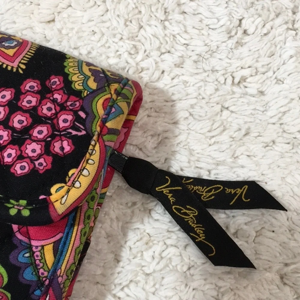Vera Bradley floral trifold wallet